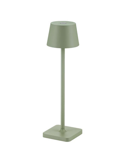 Lampa de masa portabila DECK, sandy olive green, 1.5W, IP 54 H 30 cm, Nova Luce