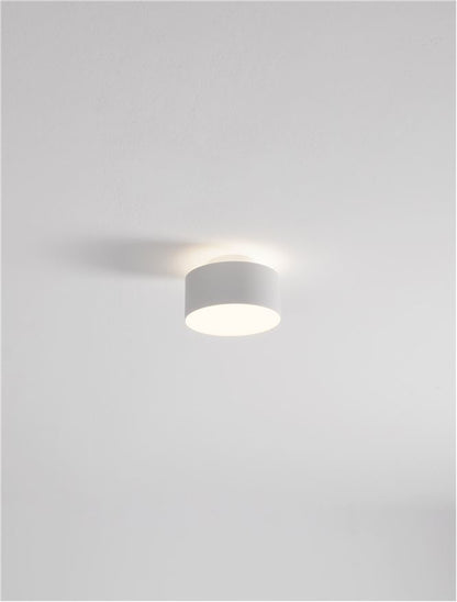 Plafoniera OZEN Sandy White Aluminium LED 24W 3000K Diam: 14 cm  Nova Luce