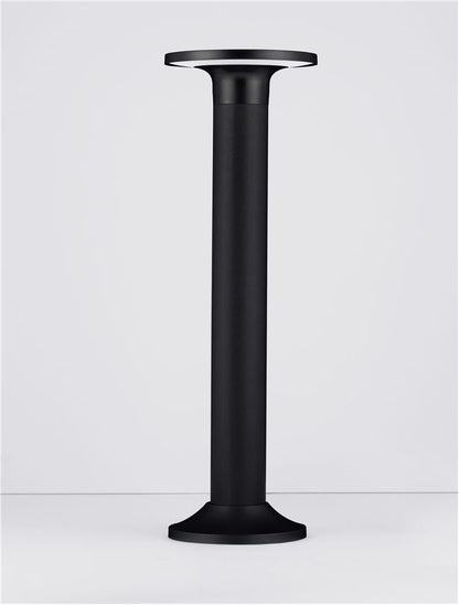 Bolard luminos de exterior TOWER black, 8W, H 52cm, 3000K, IP65 Nova Luce