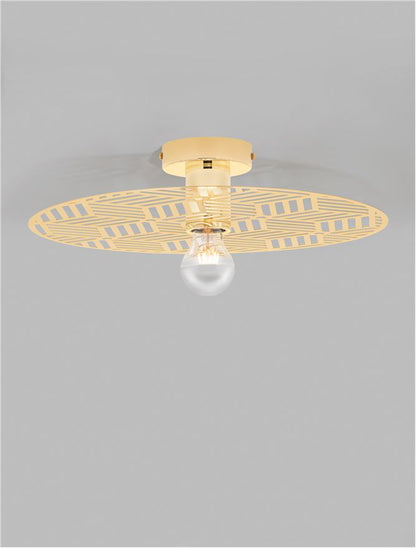 Plafoniera ERES Gold Metal 1X40W E27 Diam: 40 cm Nova Luce