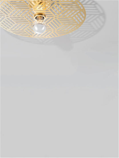 Plafoniera ERES Gold Metal 1X40W E27 Diam: 40 cm Nova Luce