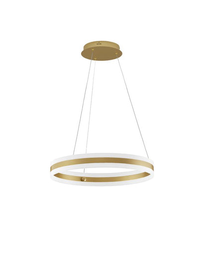 Lampa suspendata AGOS Round Gold Aluminium D60 NOVA LUCE