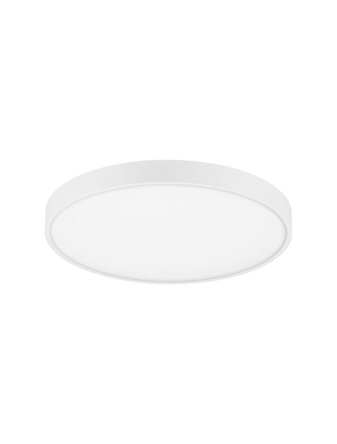 Plafoniera PERFECT Sandy White Aluminium & Acrylic Surface LED 40W 2700-6000K Changing CCT & Dimming Diam: 60 cm  Nova Luce