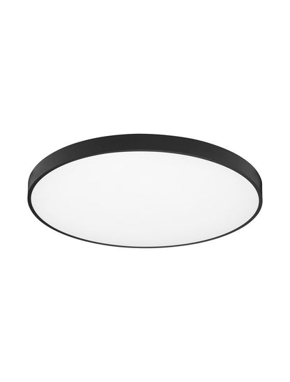 Plafoniera PERFECT Sandy Black Aluminium & Acrylic Surface LED 20W 2700-6000K Changing CCT & Dimming Diam: 80 cm  Nova Luce