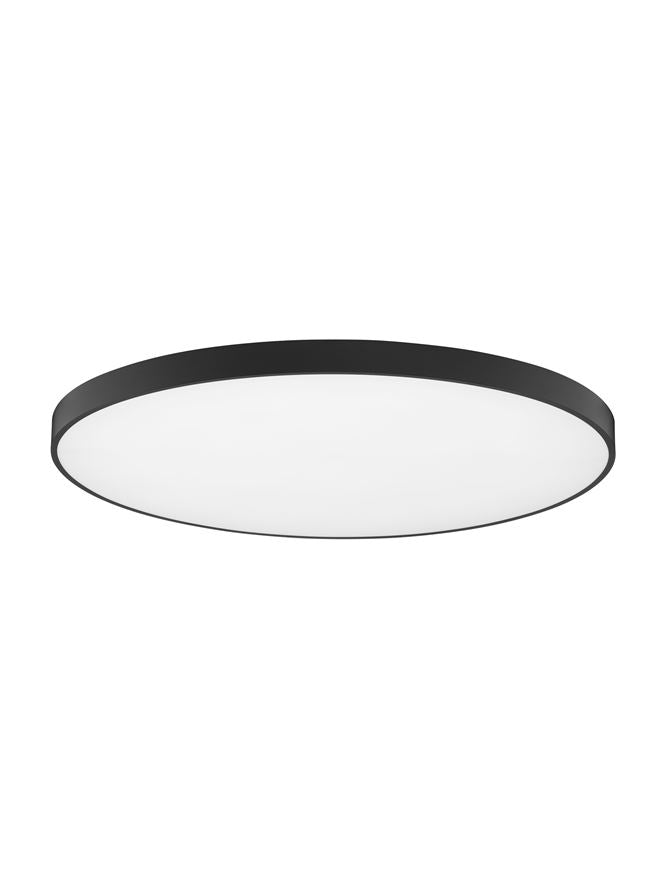 Plafoniera PERFECT Sandy Black Aluminium & Acrylic Surface LED 120W 2700-6000K Changing CCT & Dimming Diam: 100 cm  Nova Luce