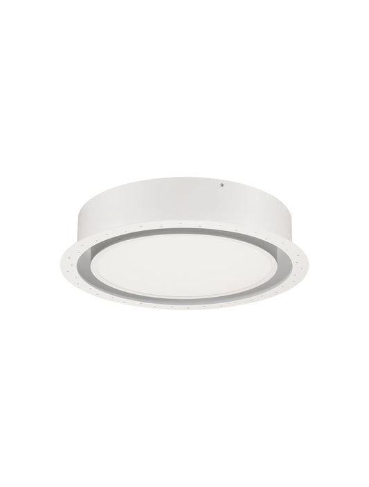 Plafoniera PERFECT Sandy White Aluminium & Acrylic Trimless Profile LED 24W 2700-6000K Changing CCT & Dimming Diam: 40 cm  Nova Luce