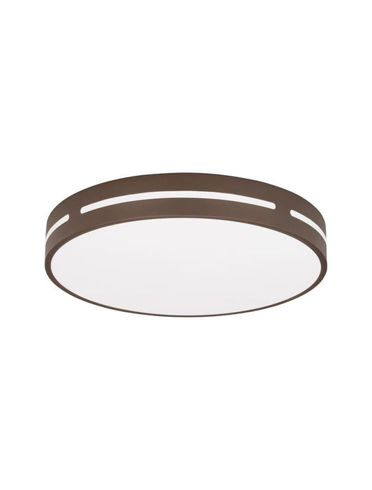 Plafoniera WHEEL Coffee Brown Aluminium & Acrylic Led 30W 3000K Diam: 45 cm Nova Luce
