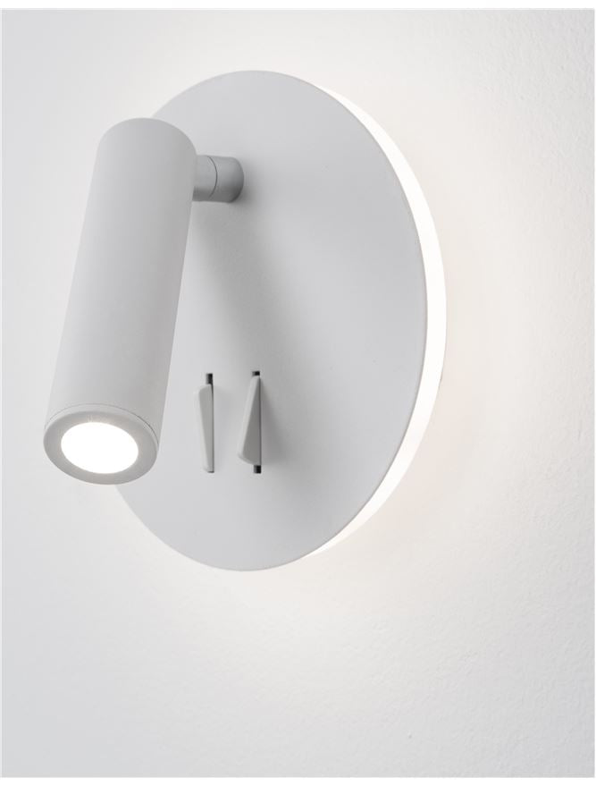 Aplica de interior PENOR white 9W 3000K IP20 D14cm Nova Luce