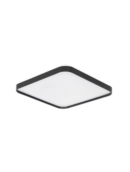 Plafoniera ATHOS Sandy Black Aluminium & Acrylic LED 30W  3000K Dim: 48X48 cm  Nova Luce