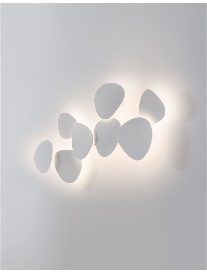 Aplica de interior CRONUS white  12W 3000K IP20 D20,5cm Nova Luce