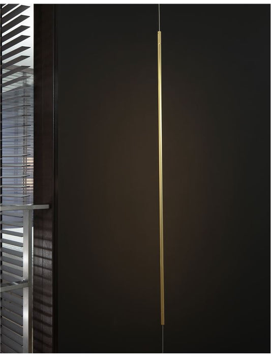 Lampa suspendata Vertical ELETTRA Gold D7 NOVA LUCE