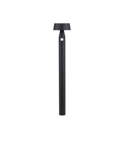 Bolard CHIARO black H90cm,  LED 1Watt 5V DC 69Lm IP54 3000K Solar Light With Sensor Nova Luce