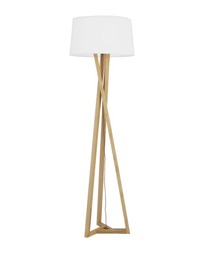 Lampadar SALINO ash wood- frasin led E27 12W  IP20 H164cm Nova Luce