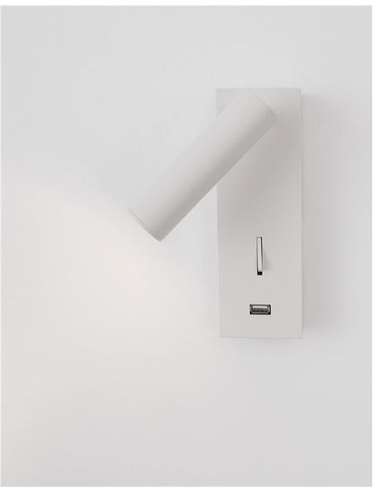 Aplica de interior FUSE  white  3W 3000K IP20 H18cm Nova Luce