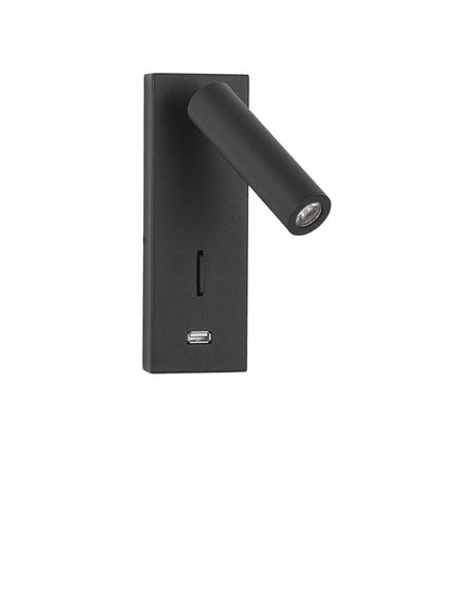 Aplica de interior FUSE  black  3W 3000K IP20 H18cm Nova Luce