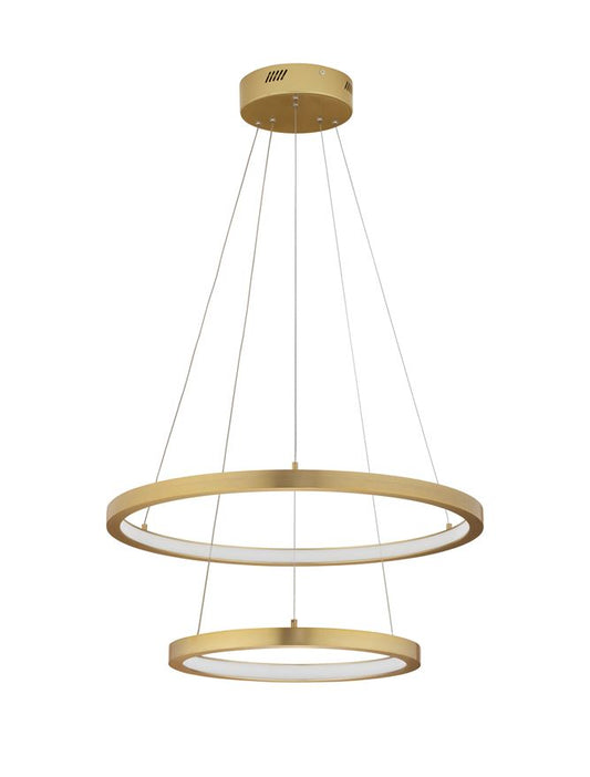 Lampa suspendata EMPATIA 2 Brass Gold Aluminium 1755Lm NOVA LUCE