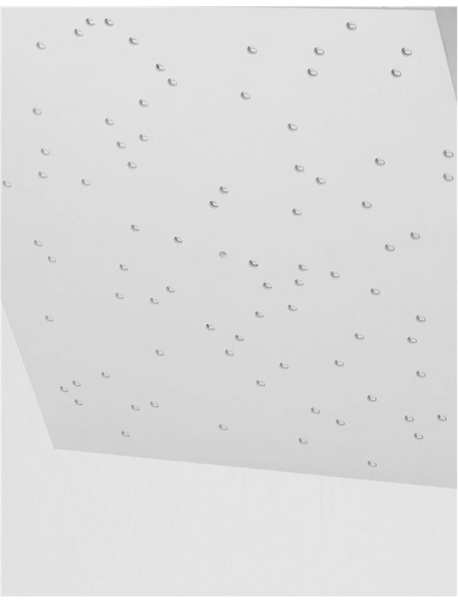 Plafoniera CIELO White ABS  Led 8W 3000-4000K Dim: 30X30 cm Nova Luce