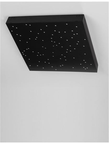 Plafoniera CIELO Black ABS Led 8W 3000-4000K Dim: 30X30 cm Nova Luce