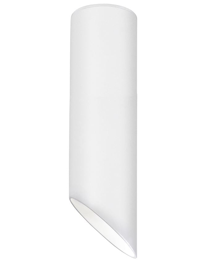 Plafoniera OSLO Sandy White Aluminium Outside and Inside 1X50W GU10 Diam: 6 cm H.30 cm Nova Luce