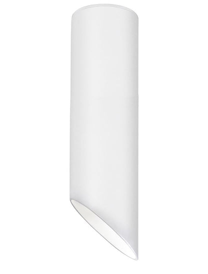 Plafoniera OSLO Sandy White Aluminium Outside and Inside 1X50W GU10 Diam: 6 cm H.30 cm Nova Luce