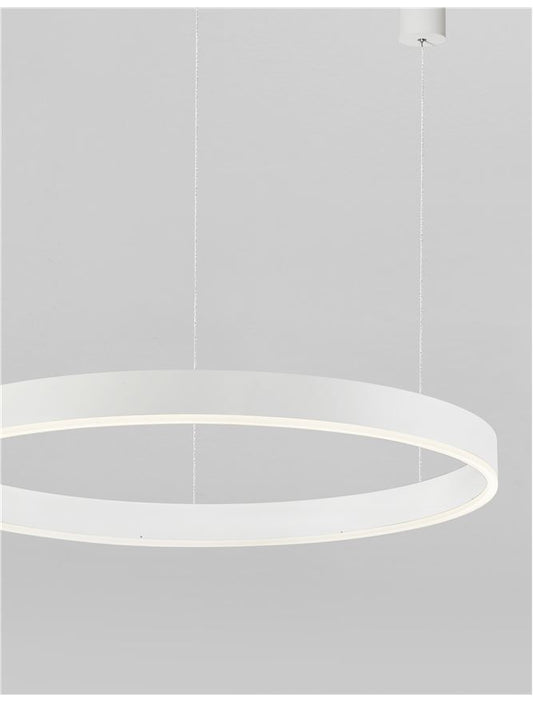 Lampa suspendata MOTIF Sandy White D100 H150 NOVA LUCE