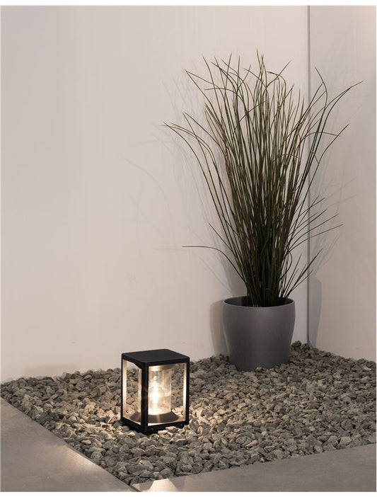 Bolard luminos de exterior LOEVE Anthracite, led E27 max 12W, H 22cm, 3000K, IP65 Nova Luce