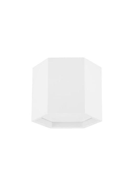 Plafoniera SAMBA Sandy White Aluminium & Acrylic  Led 10W 3000K  Diam: 25 cm  H. 20 cm Nova Luce
