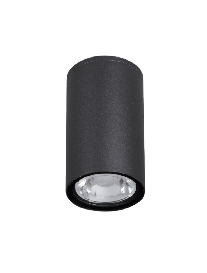 Plafoniera CECI Sandy Black Aluminium Glass Diffuser Led 3W 3000K Diam: 5.5 cm IP65 Nova Luce