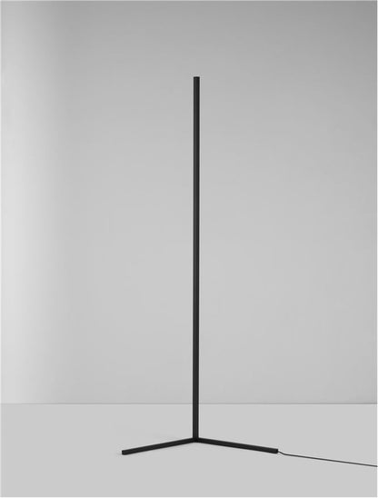 Lampadar V-LINE black led 18W 3000K IP20 H140,5cm Nova Luce