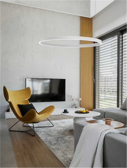 Lampa suspendata ELOWEN WHITE D98 NOVA LUCE