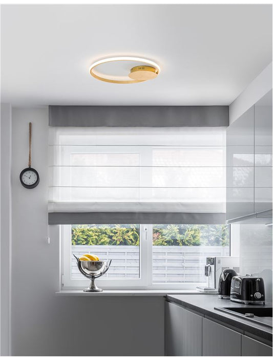 Plafoniera FULINE gold 32W Diam. 50 cm Nova Luce