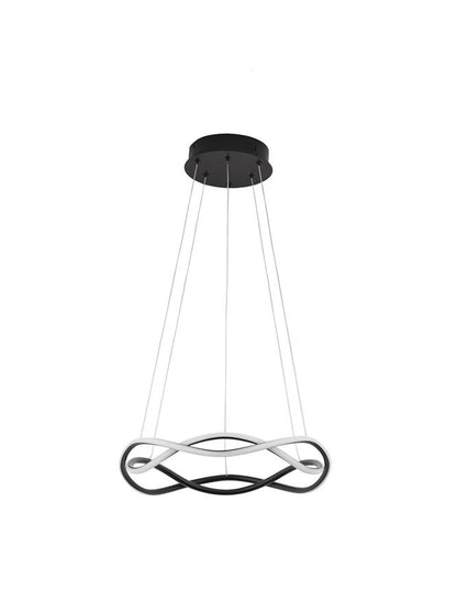 Lampa suspendata JINAL Black Aluminium W45 NOVA LUCE