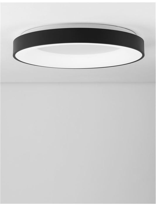 Plafoniera RANDO THIN Sandy Black 50W 4000K Diam. 60 cm Nova Luce