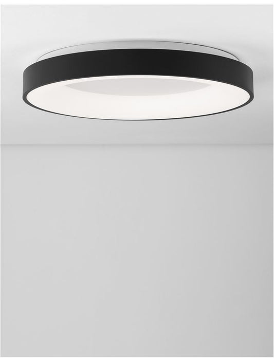 Plafoniera RANDO THIN Sandy Black 50W Diam. 60 cm Nova Luce