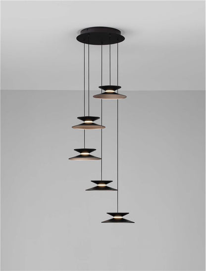 Lampa suspendata MORFI 5 LED 24 Watt 3000K IP20 D42cm Nova Luce