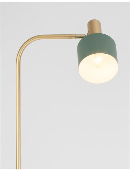 Lampadar PAZ gold/green led  E27 12W  IP20 H165cm Nova Luce