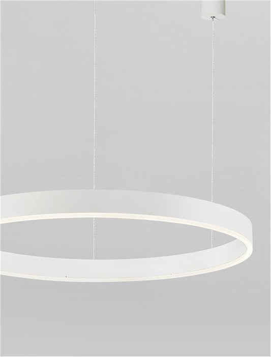 Lampa suspendata MOTIF Sandy White D100 H200 NOVA LUCE