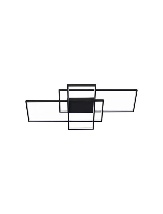 Plafoniera CLEA negru 58W Dim: 100x50.7 cm Nova Luce