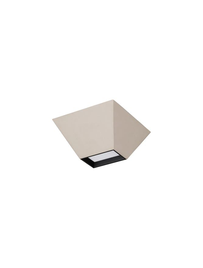 Plafoniera OUTOPIA Sandy Beige Aluminium & Steel LED 9W 3000K Dim: 15X15 cm  Nova Luce