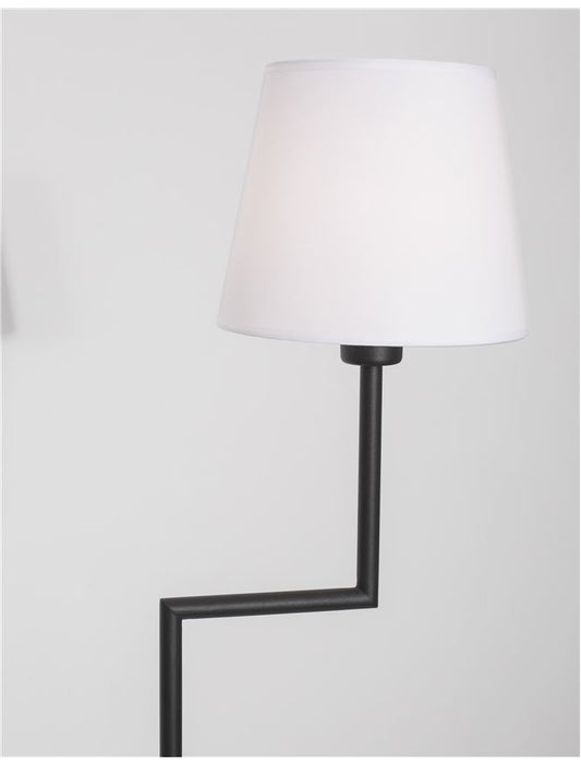 Lampadar SAVONA black led E27 12W IP20 H150cm Nova Luce