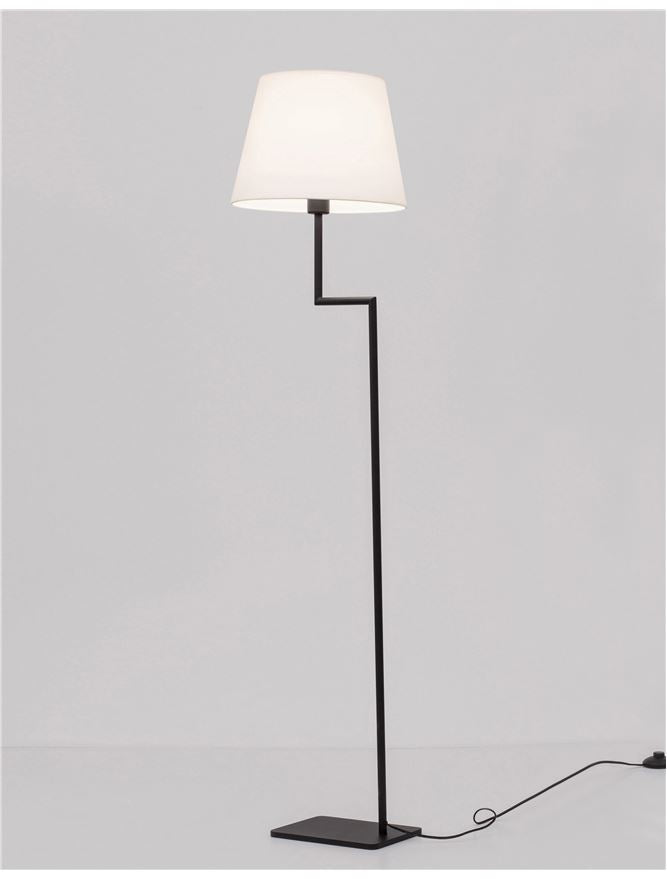 Lampadar SAVONA black led E27 12W IP20 H150cm Nova Luce