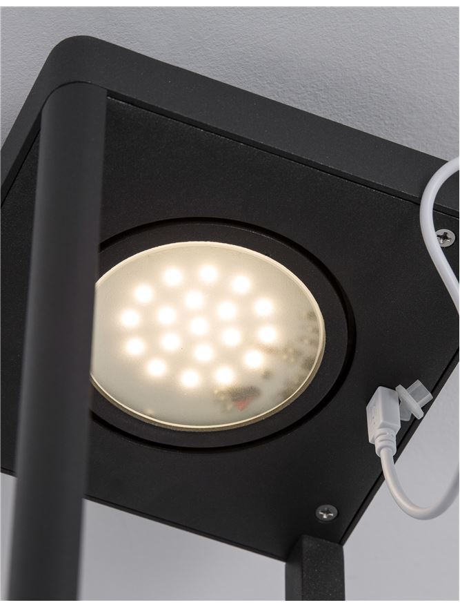 Lampa de masa portabila FIGI, anthracite, 2W, IP 65 H 35 cm, Nova Luce