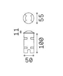 Spot incastrat de exterior Rocket mini pt two sides Ideal-Lux