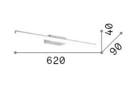 Aplica de perete Riflesso ap d62 Ideal-Lux