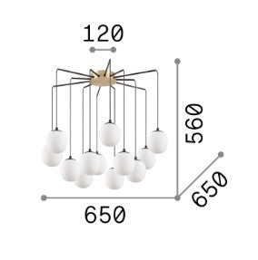 Lampa suspendata Rhapsody sp12 Ideal-Lux