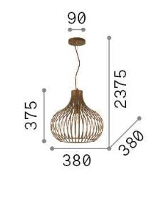 Lampa suspendata ONION sp1 d38 Ideal-Lux