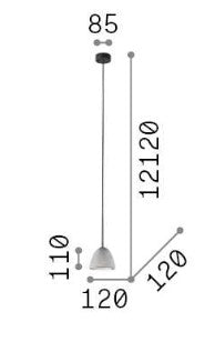 Lampa suspendata OIL-4 sp1 Ideal-Lux