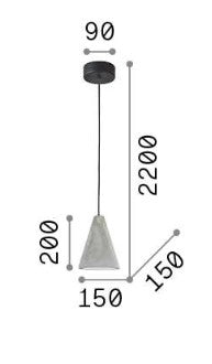 Lampa suspendata OIL-2 sp1 Ideal-Lux