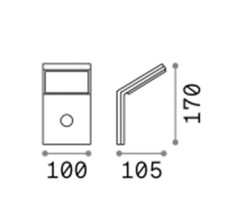 Aplica de perete STYLE AP SENSOR 3000K Ideal-Lux