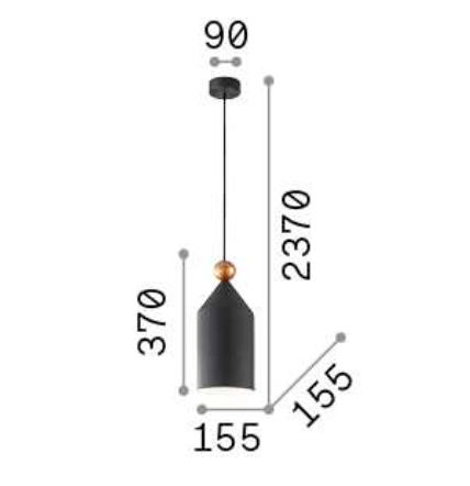 Lampa suspendata TRIADE-1 SP1 Ideal Lux